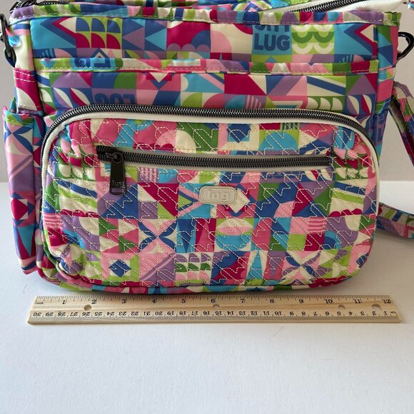 Lug Shimmy SE Crossbody Bag Small World Multi Disney Print NWOT - Picture 6 of 9